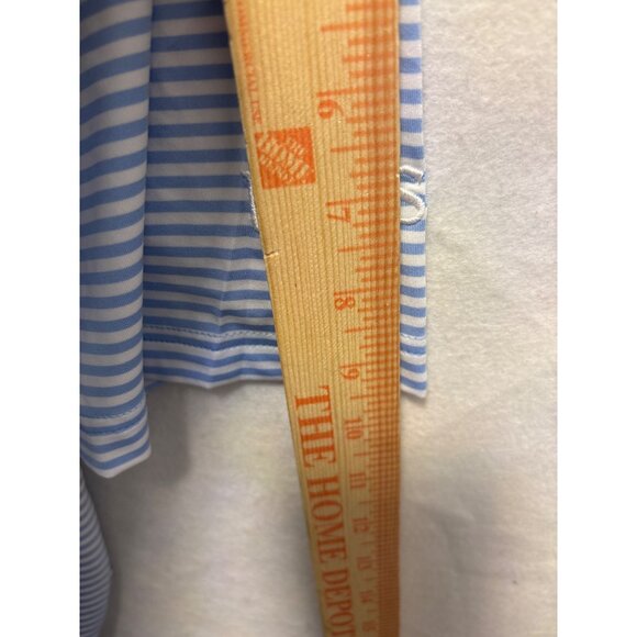 RLX Mens Striped Polo Shirt Blue & White Paris 2024 Embroidered - Picture 7 of 11